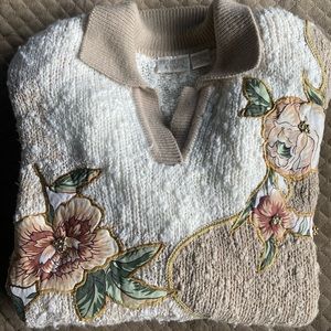Vintage NEEDLES AND YARN BEAUTIFUL SWEATER